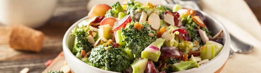 Broccoli Salad With Creamy Feta Dressing