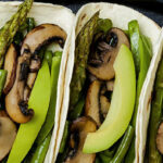 Grilled Asparagus and Shiitake Tacos