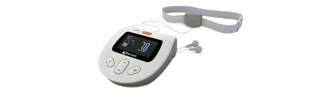 Resperate device to lower blood pressure