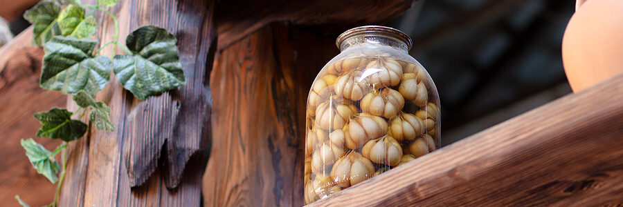 Pickled Garlic - Sweetening the Medicine