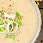 Heart Healthy Potato and leek soup.
